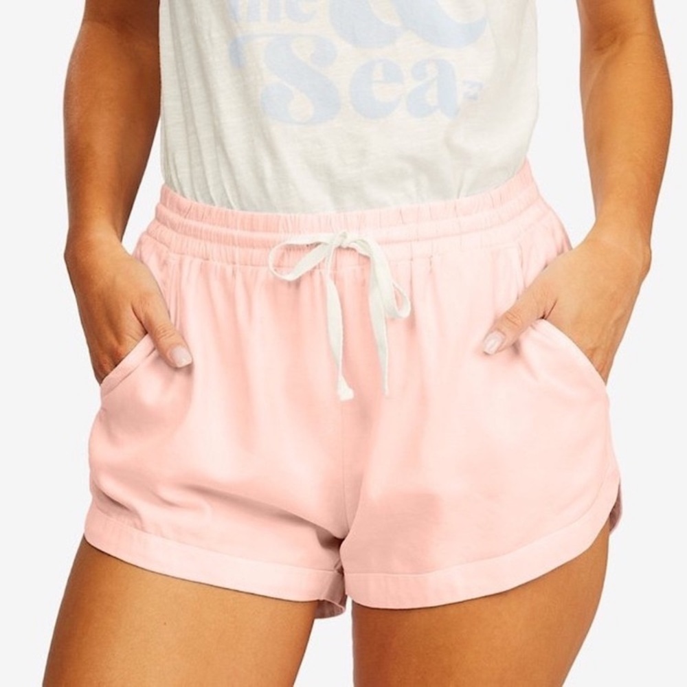 Billabong Road Trippin’ Cotton Lightweight Shorts in Peach